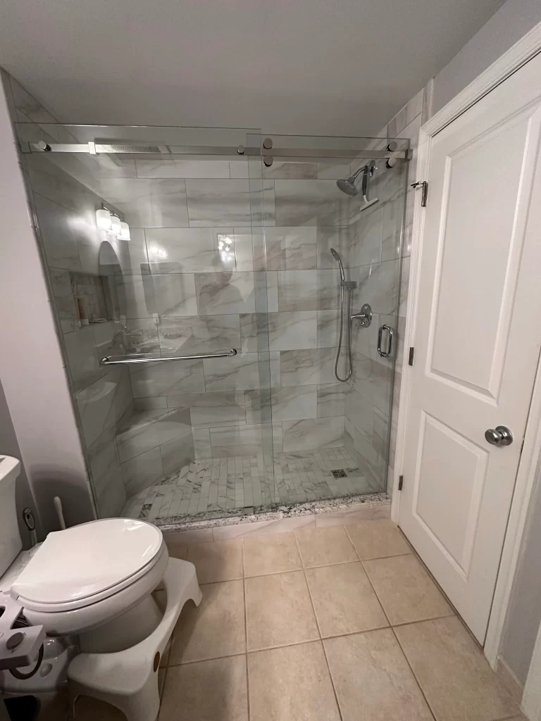 Frameless Sliding Shower Doors Virginia