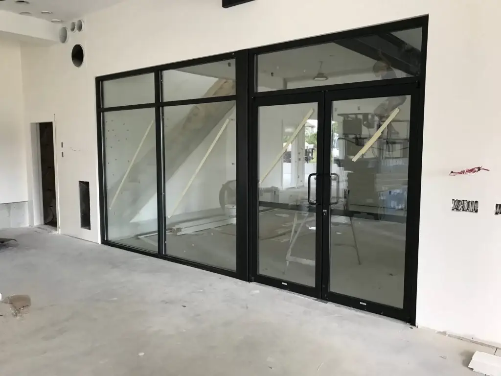 Aluminum store front
