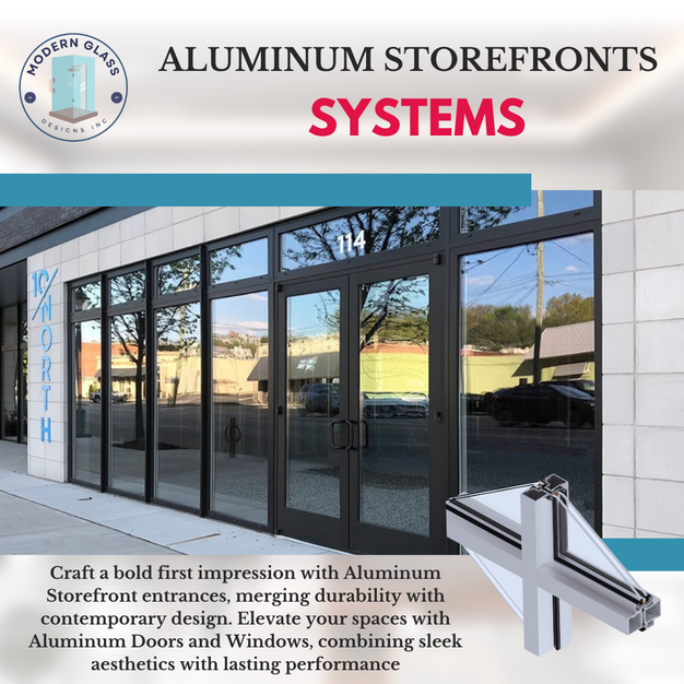aluminum storefronts system services Virginia