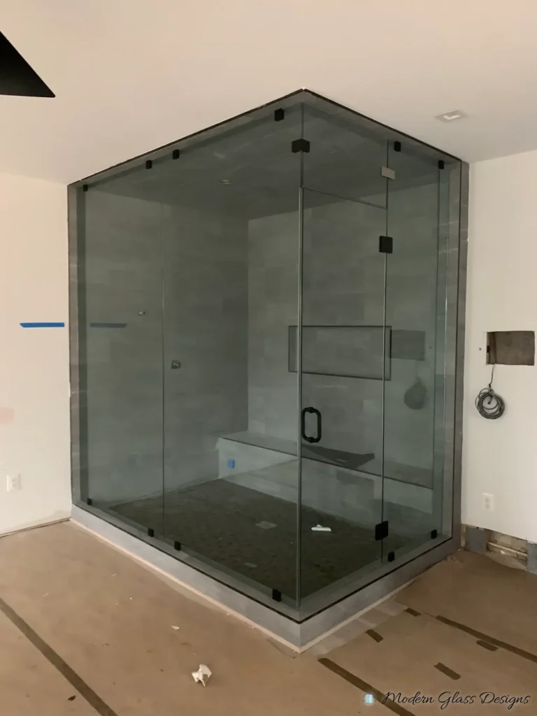 Black Glass Shower Doors Virginia