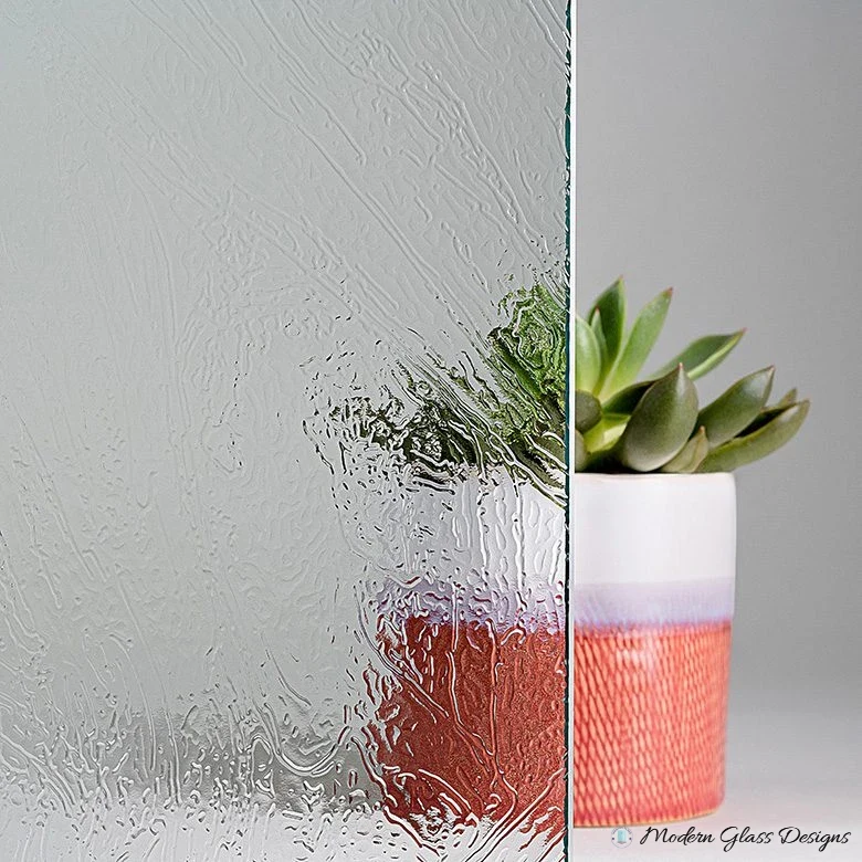 Cast glass pattern sample