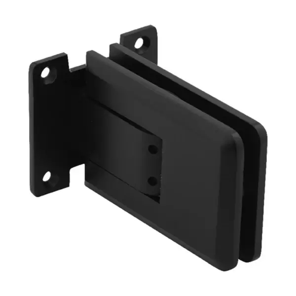 Atlas Glass Door Hinge in Matte Black
