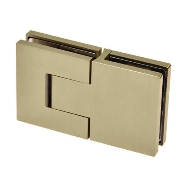 Bellagio shower door hinge in Brushed Bronze