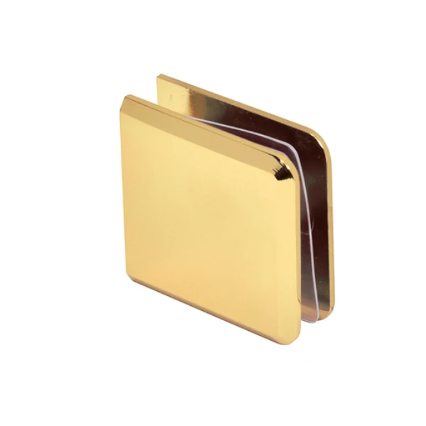 Beveled Profile Clamps in Polished Brass