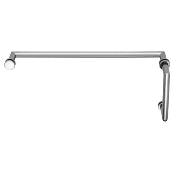MT Series Combination 8" Pull Handle 18" Towel Bar in Polished Chrome