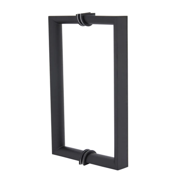 8" RM Series Flat Outside Surface/Round Tubing Inside Back-to-Back Pull Handle