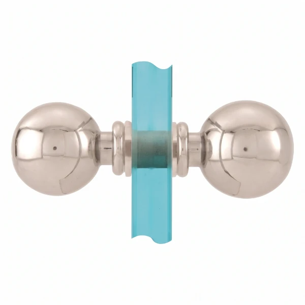 SDK075 ball back-to-back knob in Polished Nickel