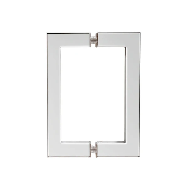 SQ Series 6 x 6 inch back-to-back pull in Polished Chrome