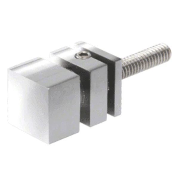 Square Shower Door Knob in Polished Chrome