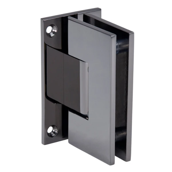 Vienna Wall Mount Full Back Plate Hinge in Gunmetal