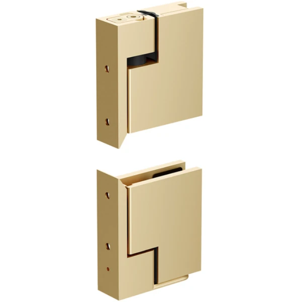 Zero Hinge Set in Satin Brass