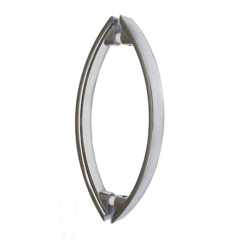 Portals Aria 8″ center-to-center Back-to-Back Pull in Polished Chrome