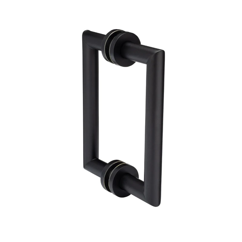 Portals Coda 8″ center-to-center Back-to-Back Pull in Matte Black