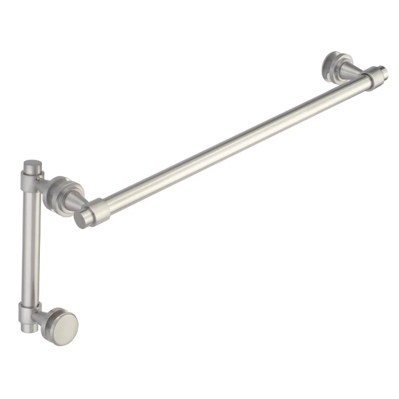 Portals Concerto 24″ center-to-center Towel Bar x 8″ c/c Pull in Polished Chrome