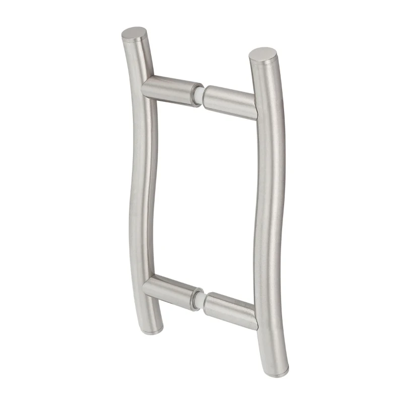 Portals Counterpoint 8″ center-to-center Back-to-Back ″S″ Pull in Brushed Nickel