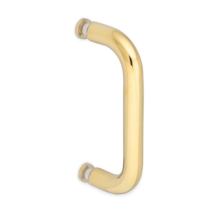 Portals Opus II 6″ center-to-center Single-Sided Pull in Polished Brass PVD