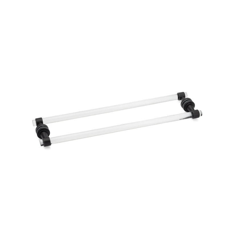Portals Overture 18″ center-to-center Back-to-Back Towel Bar in Matte Black
