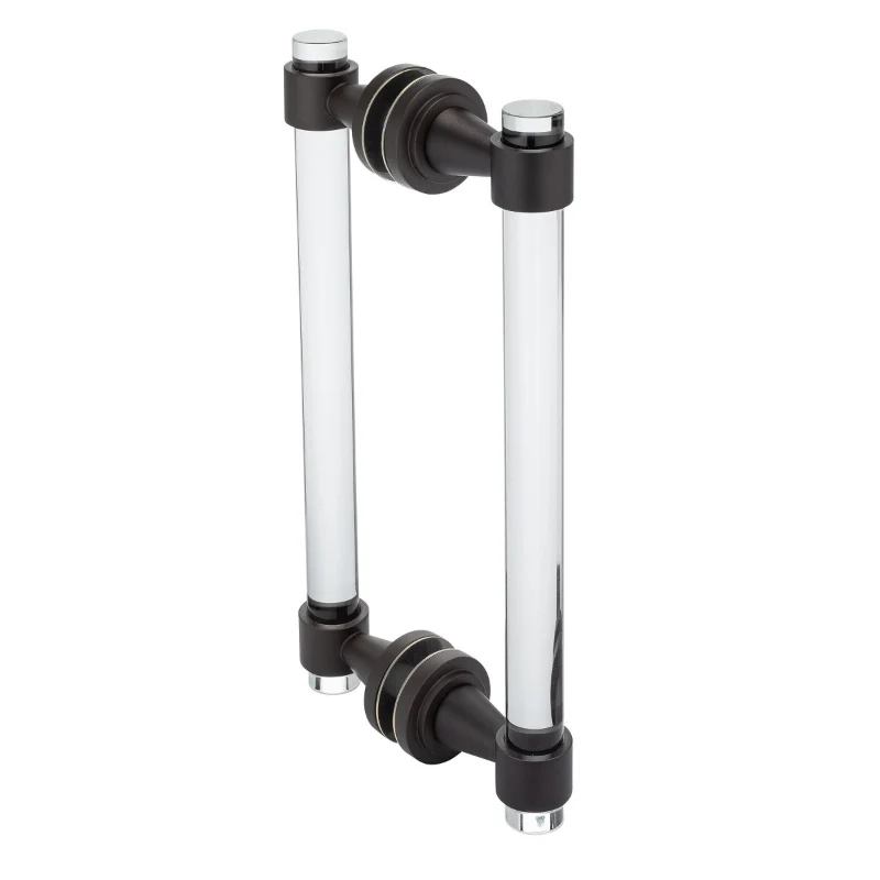 Portals Overture 8″ center-to-center Back-to-Back Pull in Matte Black