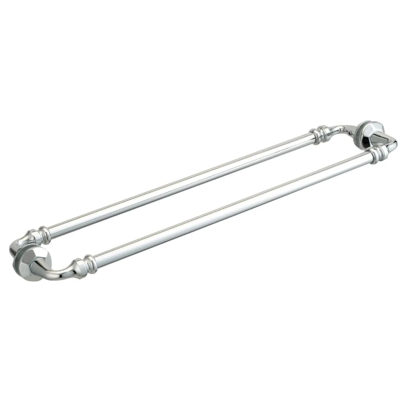 Portals Rondo 24″ center-to-center Back-to-Back Towel Bar in Polished Chrome