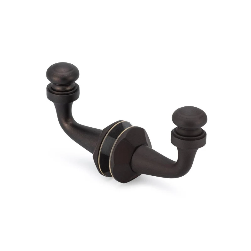 Portals Rondo Back-to-Back Hook in Oil Rubbed Bronze