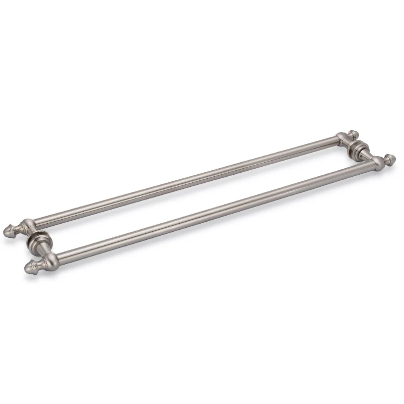 Portals Sonata 24″ center-to-center Back-to-Back Towel Bar in Brushed Nickel
