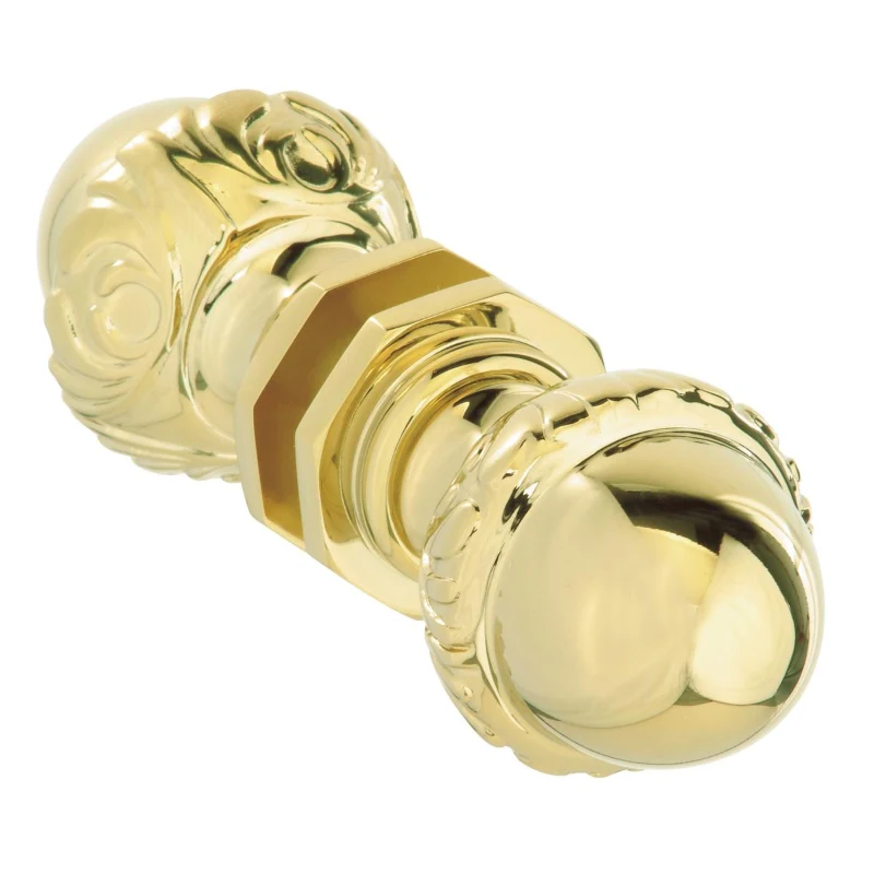 Portals Sonata Back-to-Back Knob in Polished Brass PVD