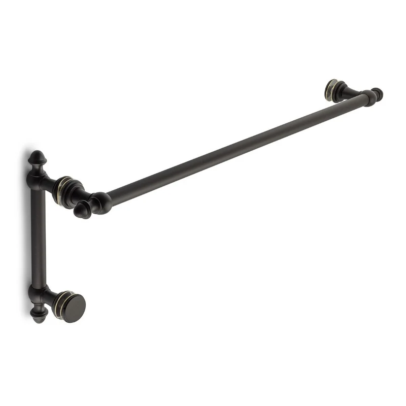 Portals Symphony 24″ center-to-center Towel Bar x 8″ c/c Pull in Oil Rubbed Bronze