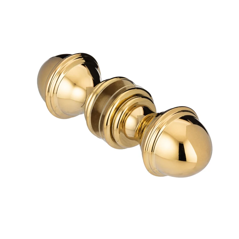 Portals Symphony Back-to-Back Knob in Polished Brass PVD
