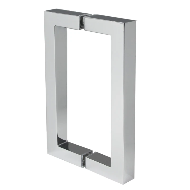 Portals Taiga 8″ center-to-center Back-to-Back Pull in Polished Chrome