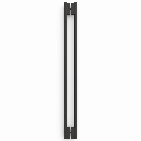 Premium C-style shower door pull handle in Matte Black