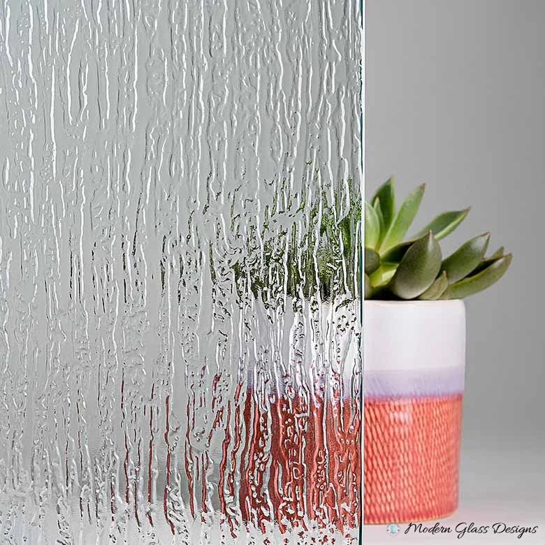 Rain glass pattern sample